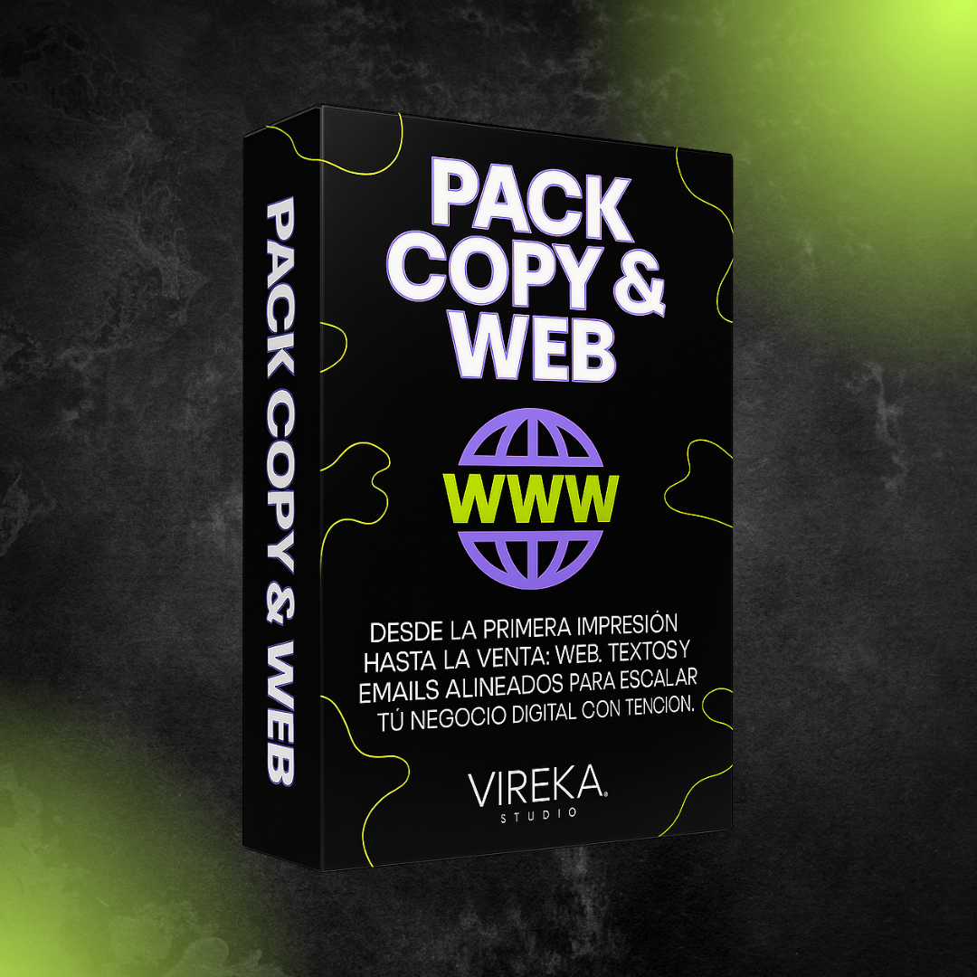 PACK COPY & WEB & EMAIL MARKETING - Sistema Inteligente para comunicar, vender y automatizar (con ChatGPT)