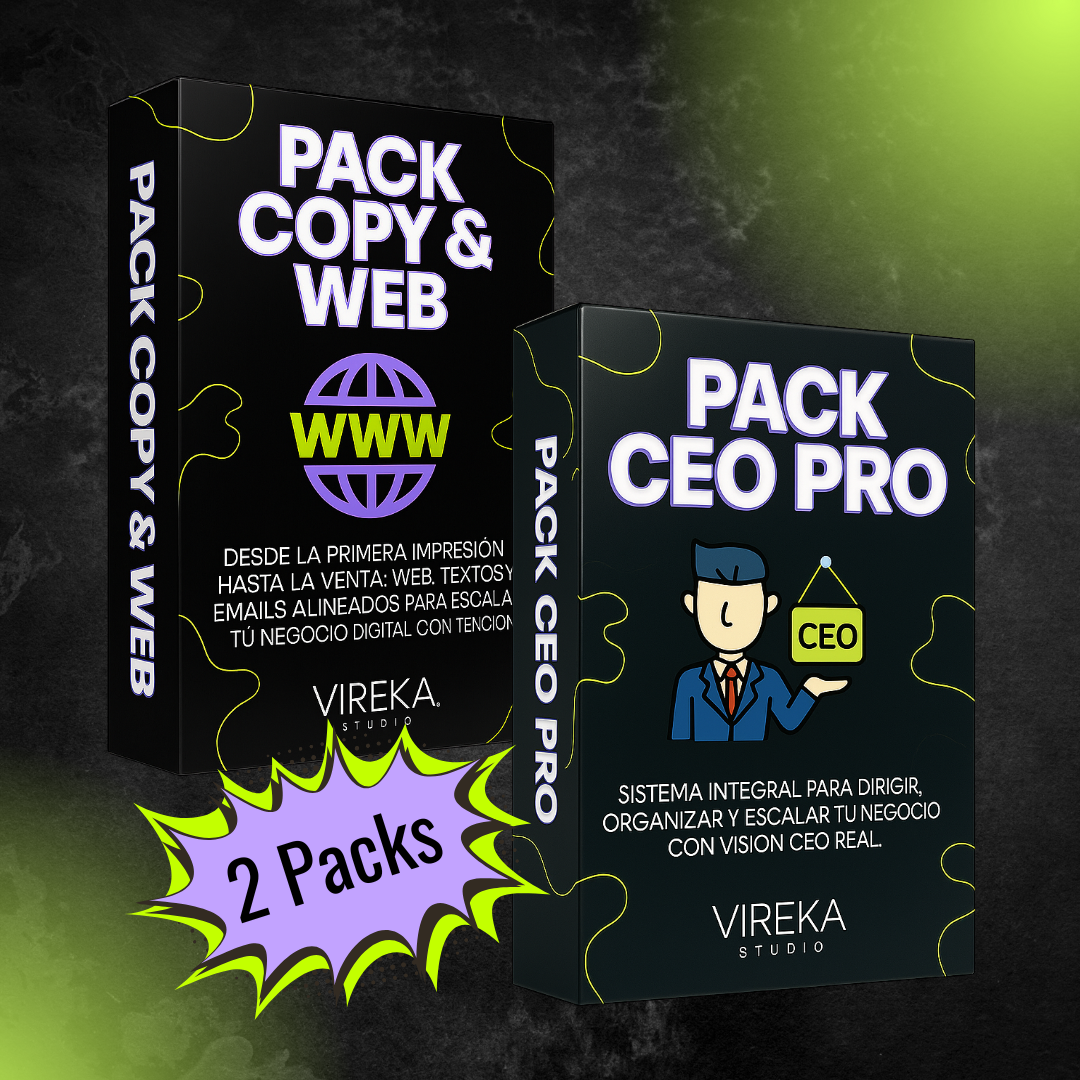 BUNDLE CEO PRO + COPY & WEB & EMAIL – Sistema Integral para Dirigir, Comunicar y Escalar tu Negocio (con ChatGPT)